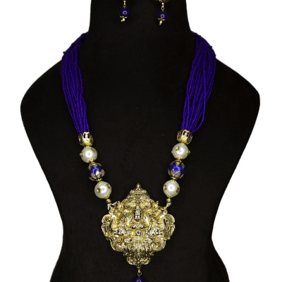 KUNDAN BEADS NECKLACE